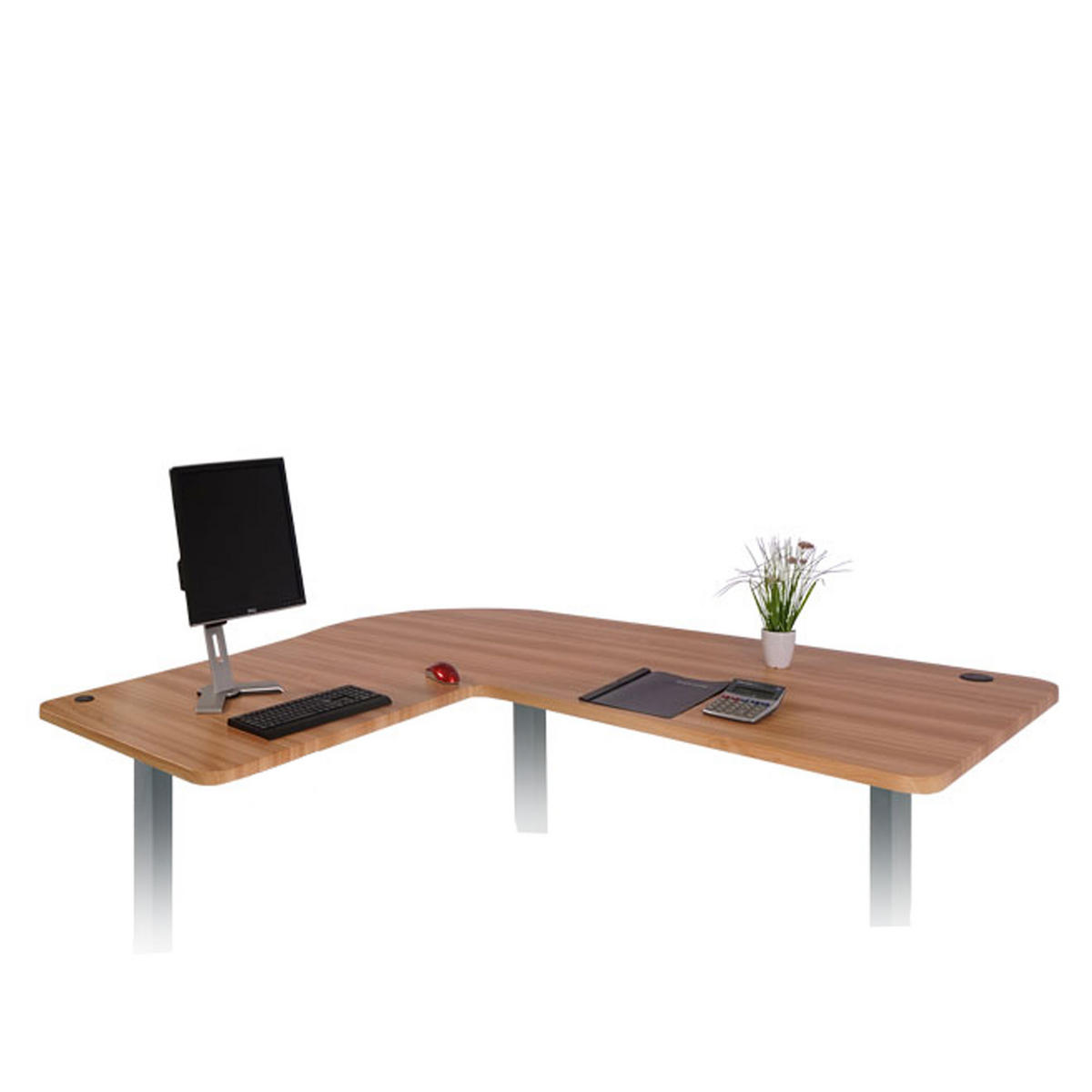 TISCHPLATTE FÜR ECK-SCHREIBTISCH Eiche Dekor - Eichefarben, Holz (97/177/2cm) - MCW