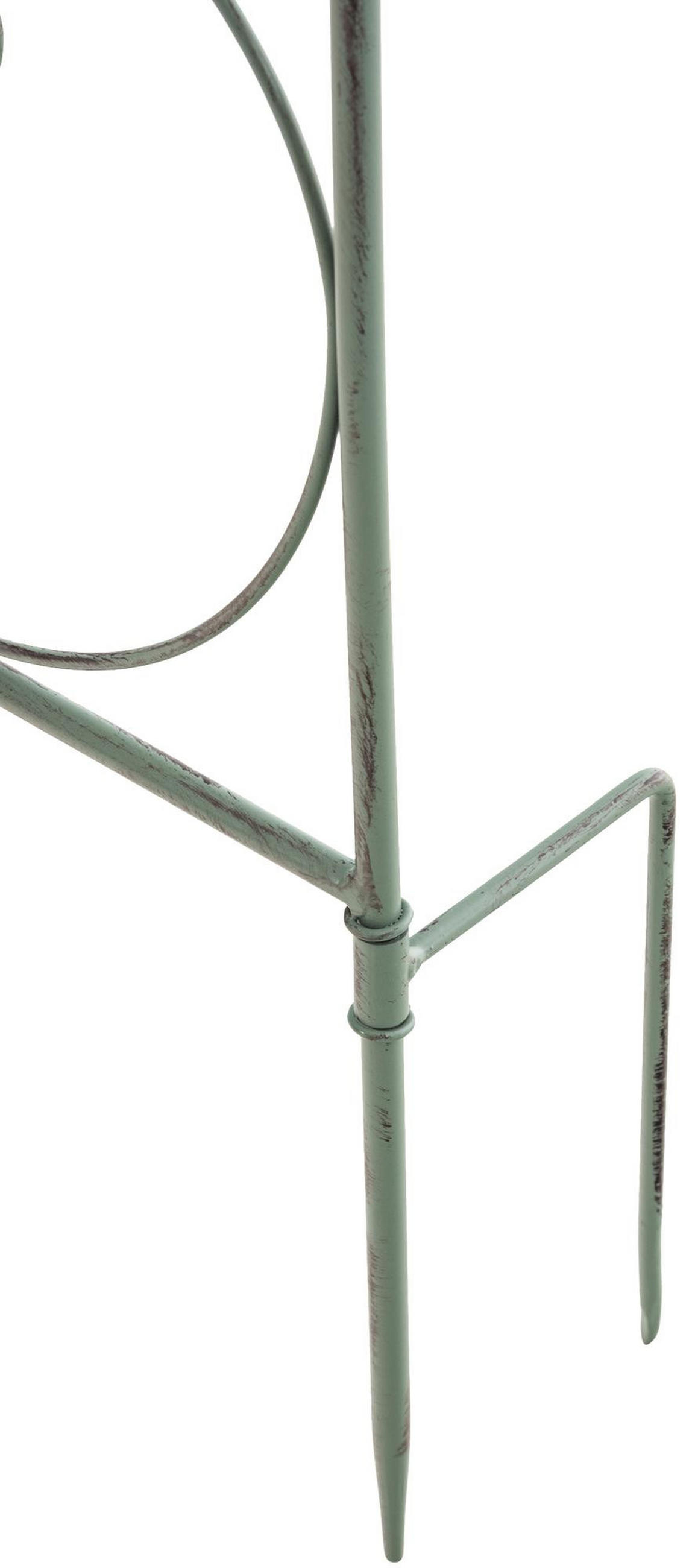 RANKGITTER Joris 99x2x133cm Metall Antik-Grün Rankhilfe - Grün, Metall (99/133/2cm) - DELUKE