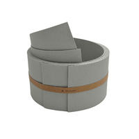 SICHTSCHUTZSTREIFEN Premium Halbe Set Einzelstreifen Steingrau 2,55m - Graubraun, Kunststoff (255/9.5cm) - ZAUN|ZU