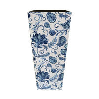 SCHIRMSTÄNDER Weiß 21/21/50 cm - Blau, Holzwerkstoff (21/50/21cm) - Mobili Rebecca
