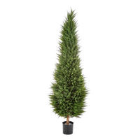 KUNSTBAUM Künstliche Zypresse - Philip 180 cm - Grün, Kunststoff (180cm) - aplanta