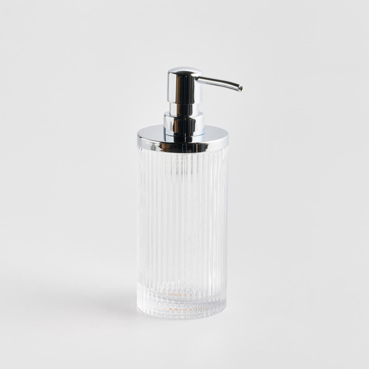 SEIFENSPENDER Marcella - Silberfarben, Glas (7.2/19.4/7.2cm) - home&you