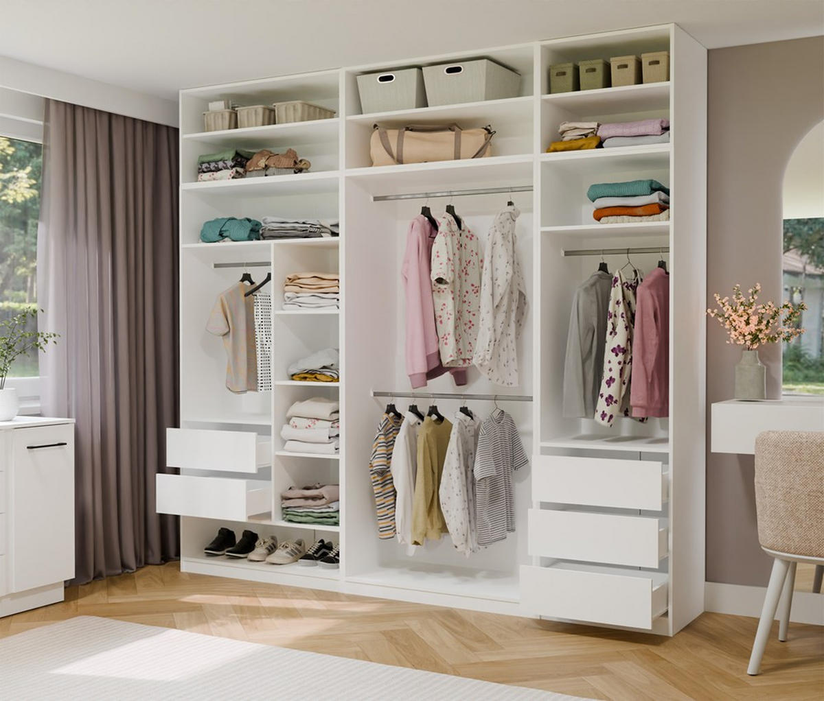 SKÅP Vitt 60/50/50 - Vit, Träbaserade material (60/50/50cm) - RAUMHIRSCH FURNITURE
