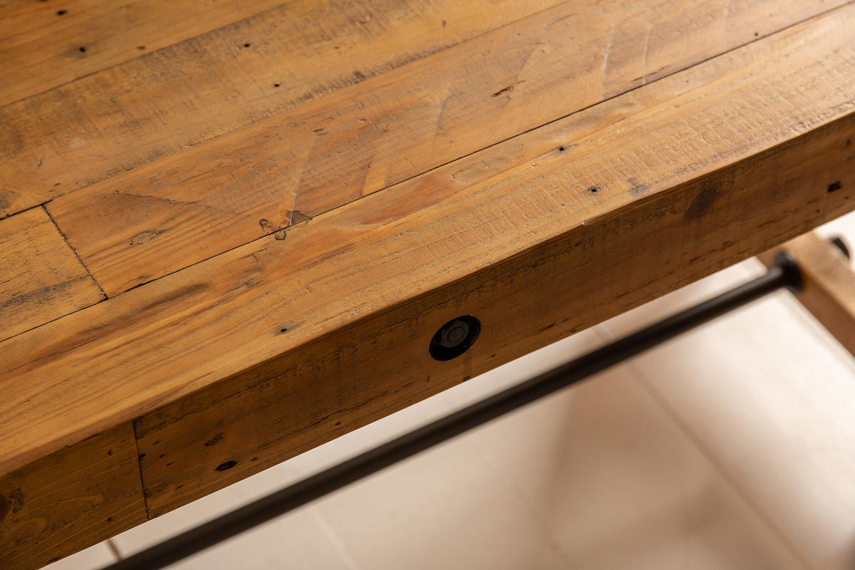 SITZBANK FINCA Pinie Braun 165 cm - Braun, Holz (165/47/40cm) - riess-ambiente