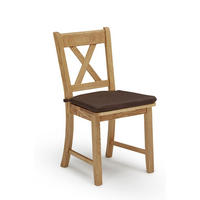 ESSZIMMERSTUHL (2er-Set) Dedra Massivholz 47 x 53 x 90 Wildeiche/Braun - Wildeiche/Braun, Holz (53/90/47cm) - 58aufmkessel