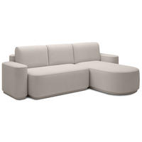 ECKSOFA RUMA - Creme (Amore 01) - Creme, Holzwerkstoff (285/180cm) - Möblo