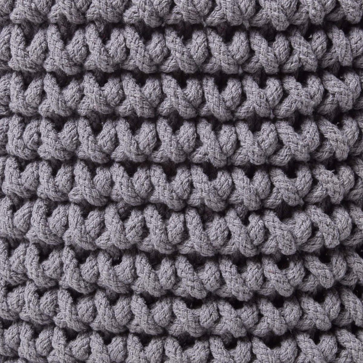 AUFBEWAHRUNGSKORB Baumwolle 42/37 cm - Grau, Textil (42/42/37cm) - Homescapes