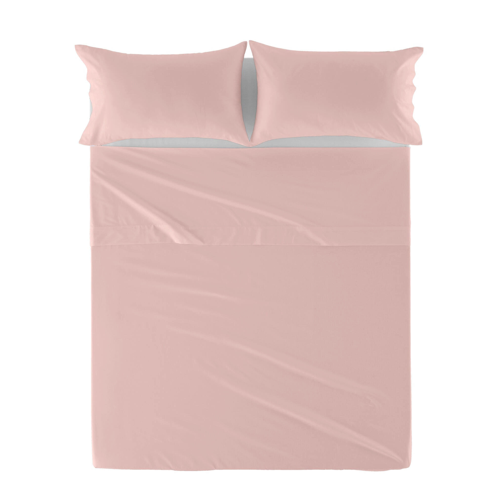 OBERBETTLAKEN basic 160x270 cm hellrosa - Rosa, Textil (160/270cm) - Happy Friday