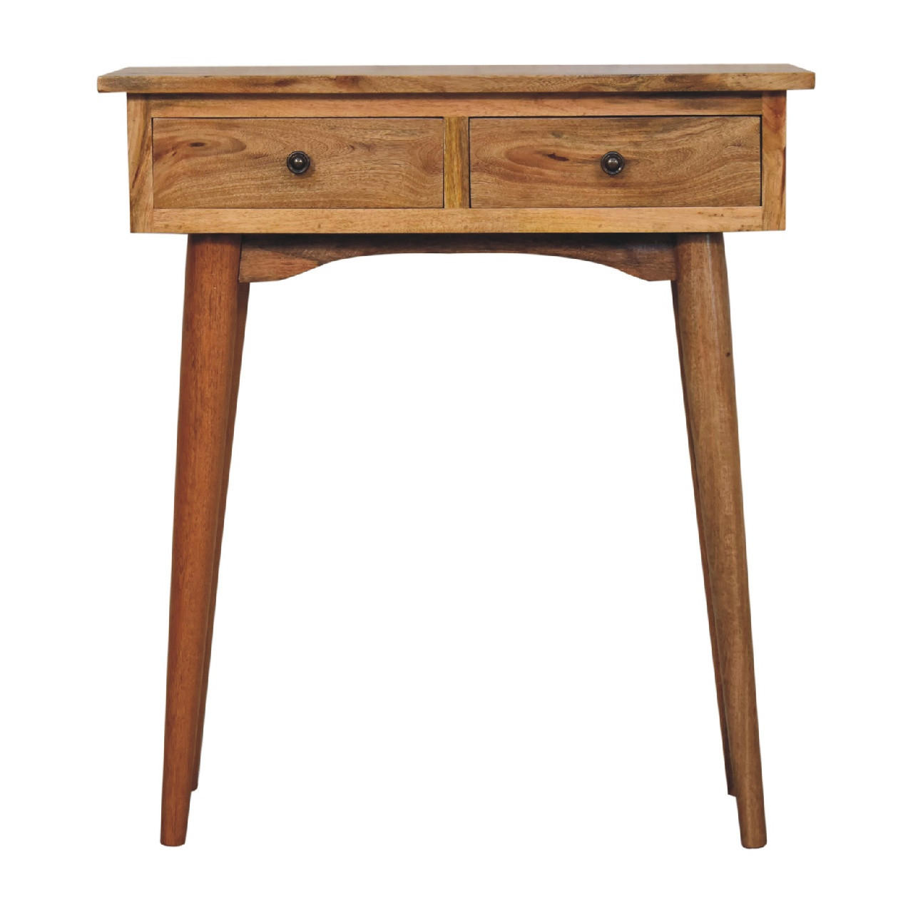 Artisan Furniture NOČNÍ SKŘÍŇKA Newton kaštan, 1 zásuvka a otevřená police, tmavě hnědá
