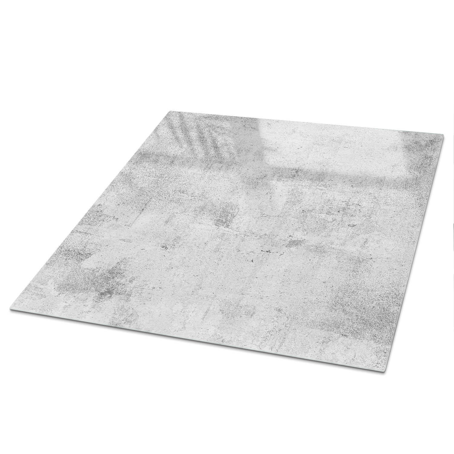 TISCHPLATTE 50x50 cm – Betonmuster - Beige, Glas (50/50/0.4cm) - Wallfluent