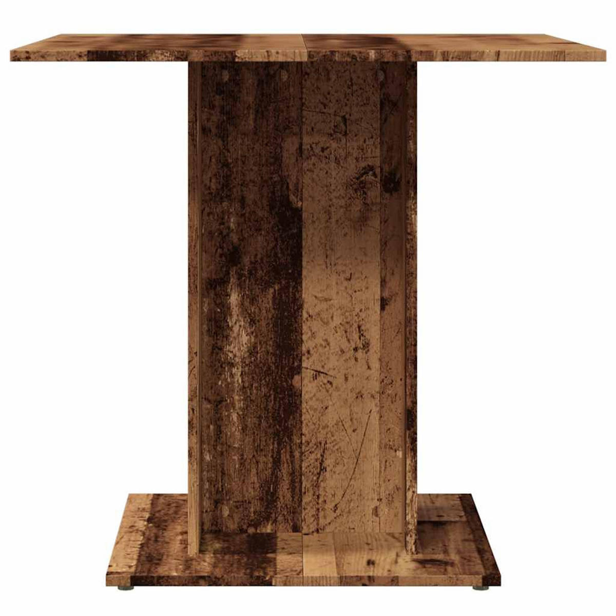 ESSTISCH Altholz-Optik 80/80/75 Cm Holzwerkstoff - Dunkelbraun, Holzwerkstoff (80/80/75cm) - vidaXL