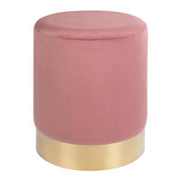 POUF rosa - Rosa, Holzwerkstoff (34/43/34cm) - ebuy24