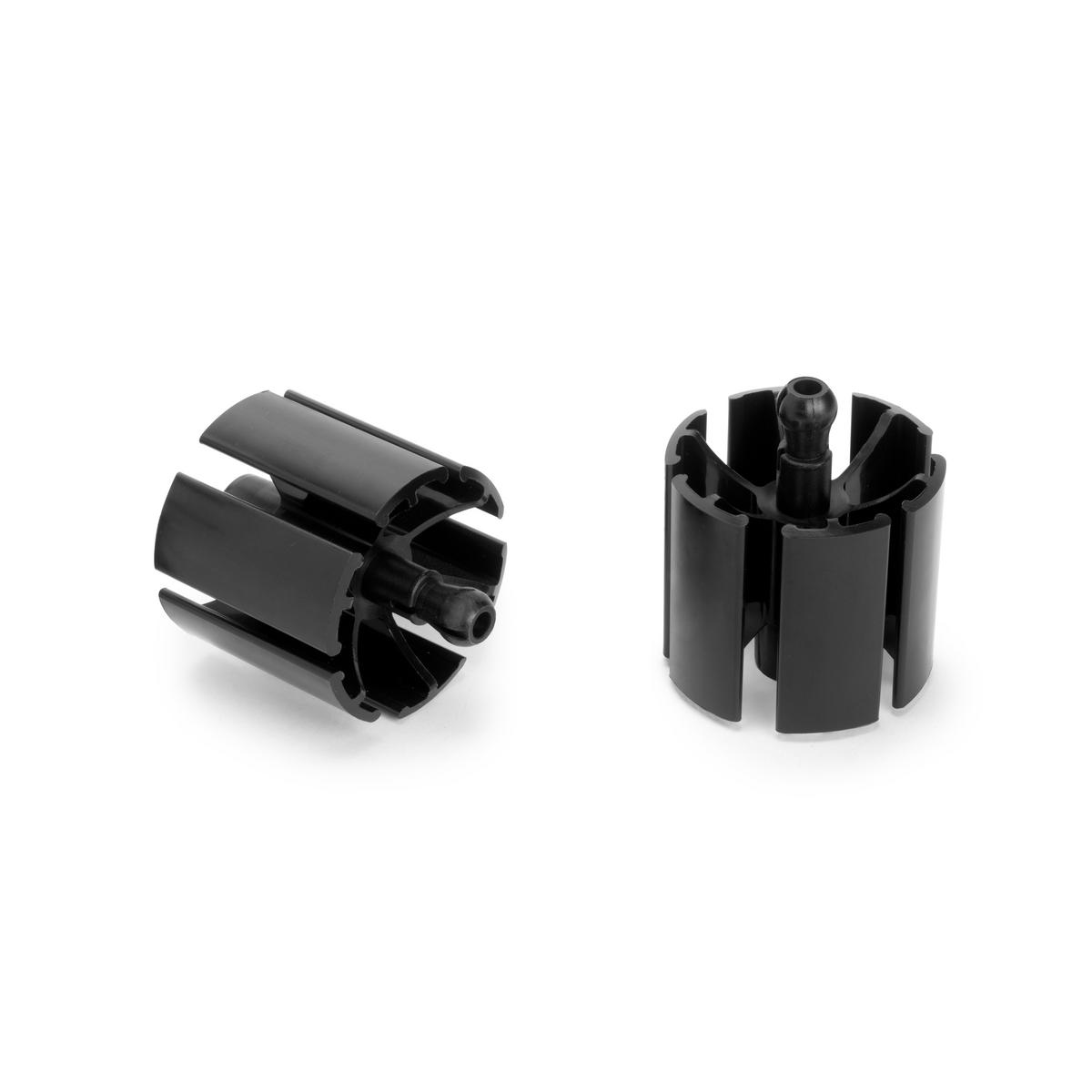 KABELEINFÜHRUNGSSÄULE Hexa, Kunststoff, Schwarz - Schwarz, Kunststoff (20/15.5/14cm) - EMUCA