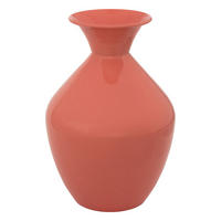 METALLVASE Kian 25/25/37 cm - Rosa, Metall (37cm) - Atmosphera Createur d´interieur