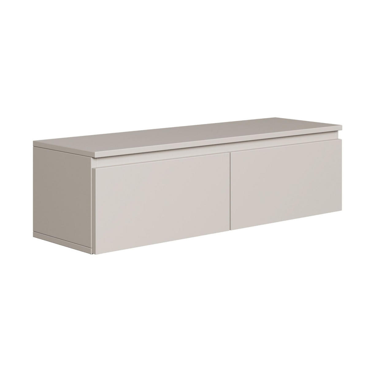 TV-LOWBOARD Bemmi Greige 100 cm - Kaschmir, Holzwerkstoff (100/28.4/31.8cm) - Selsey