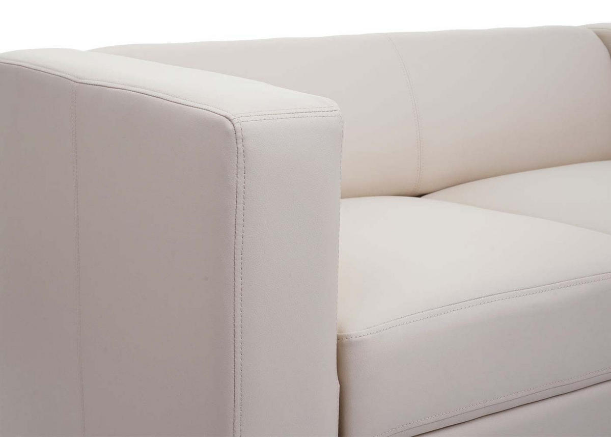 SOFAGARNITUR Cremeweiß - Weiß, Textil (450/70/200cm) - MCW