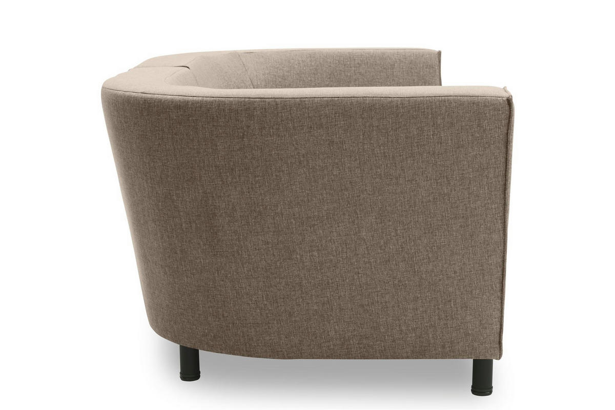 GARTENLOUNGE-SOFA 2-Sitzer Brandie 206x77x103 mit Outdoorbezug braun - Braun, Kunststoff (206/77/103cm) - 58aufmkessel