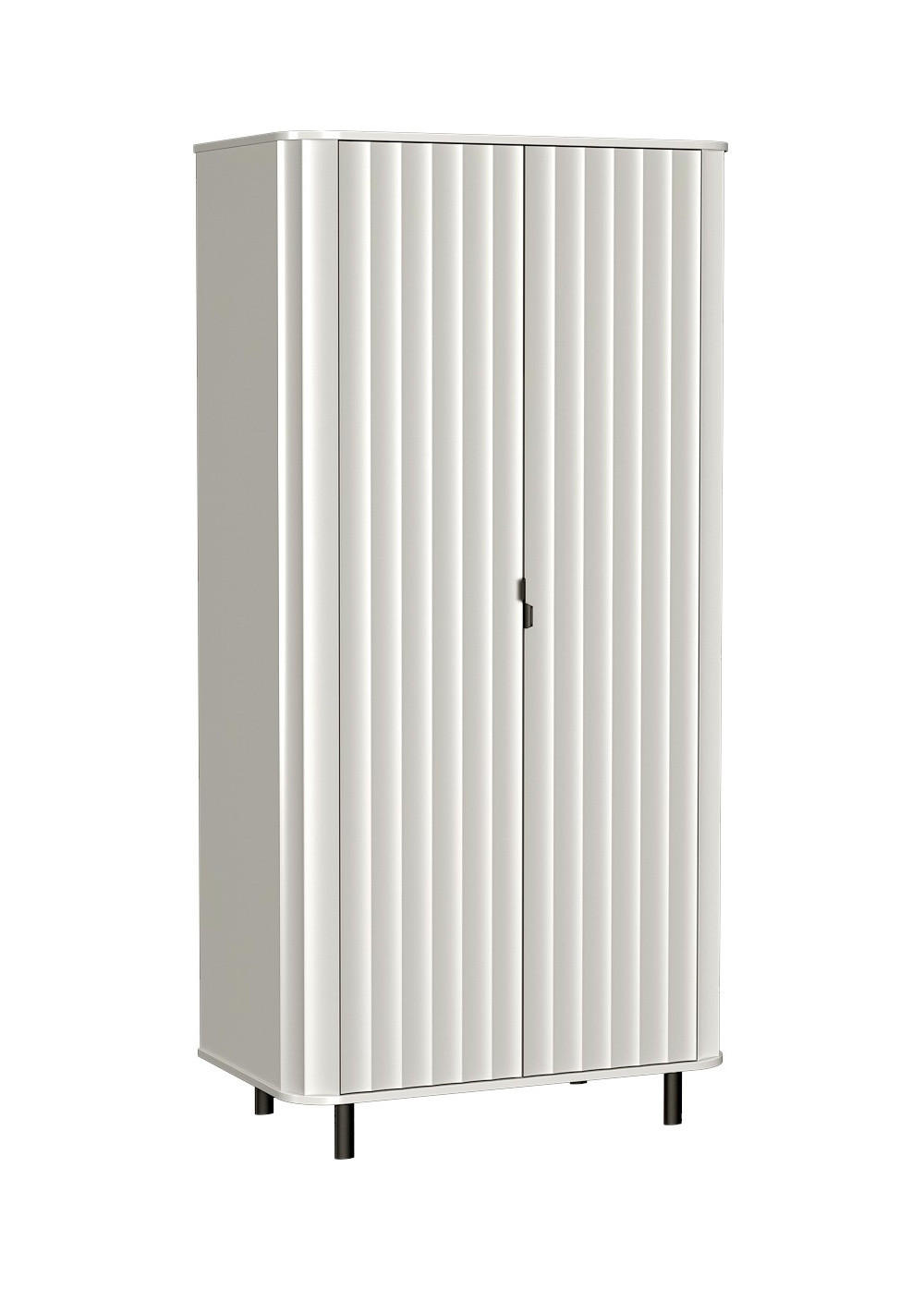 KLEIDERSCHRANK NOVADO-8 Alpinweiß - Weiß, Holzwerkstoff (98/200/54.5cm)