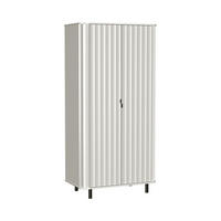 KLEIDERSCHRANK NOVADO-8 Alpinweiß - Weiß, Holzwerkstoff (98/200/54.5cm)