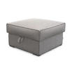 POUF FERA Beige 65x65 cm - Beige, Textil (65/38/65cm) - MASSENO