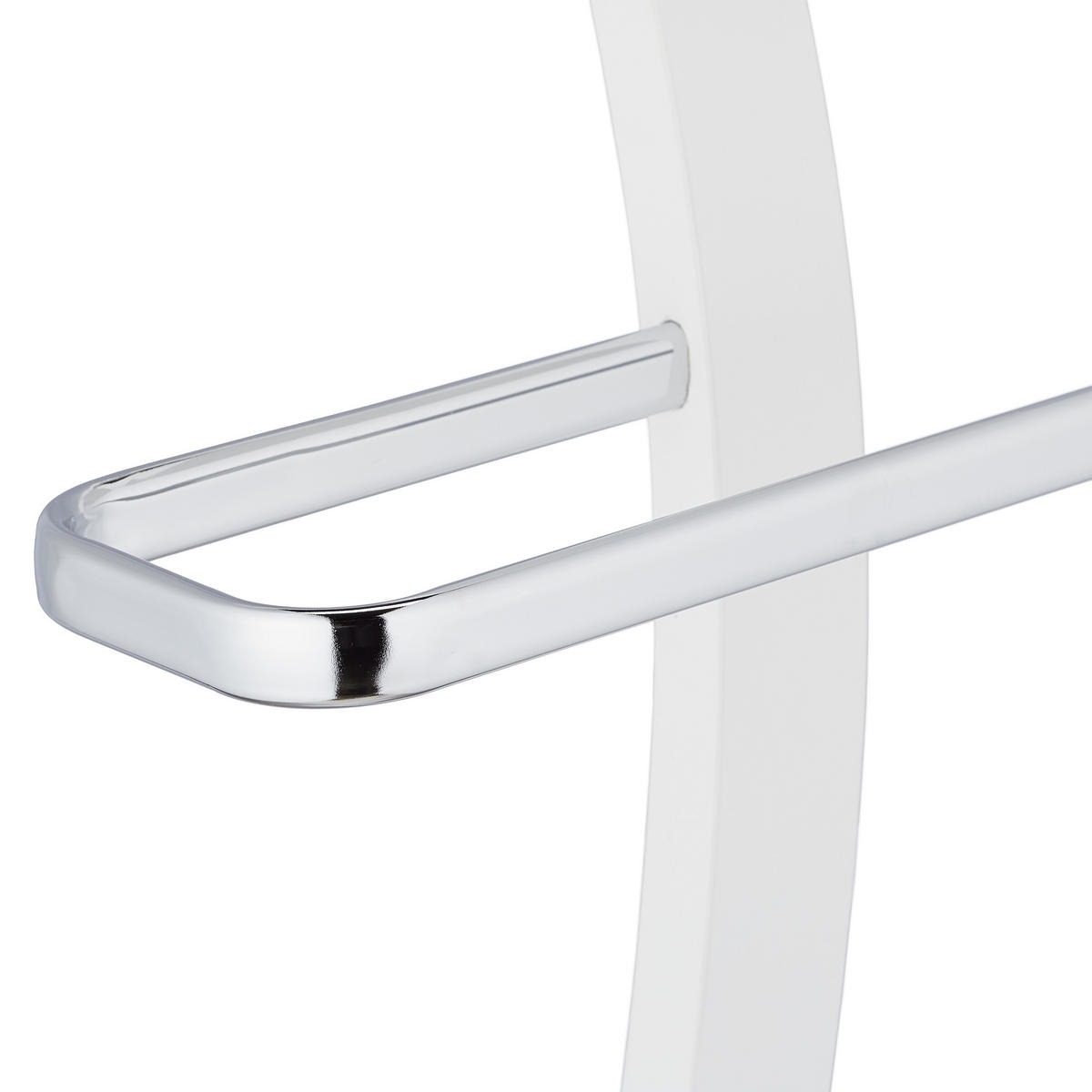 HERRENDIENER - Weiß, Holzwerkstoff/Metall (46/112/32cm) - Relaxdays