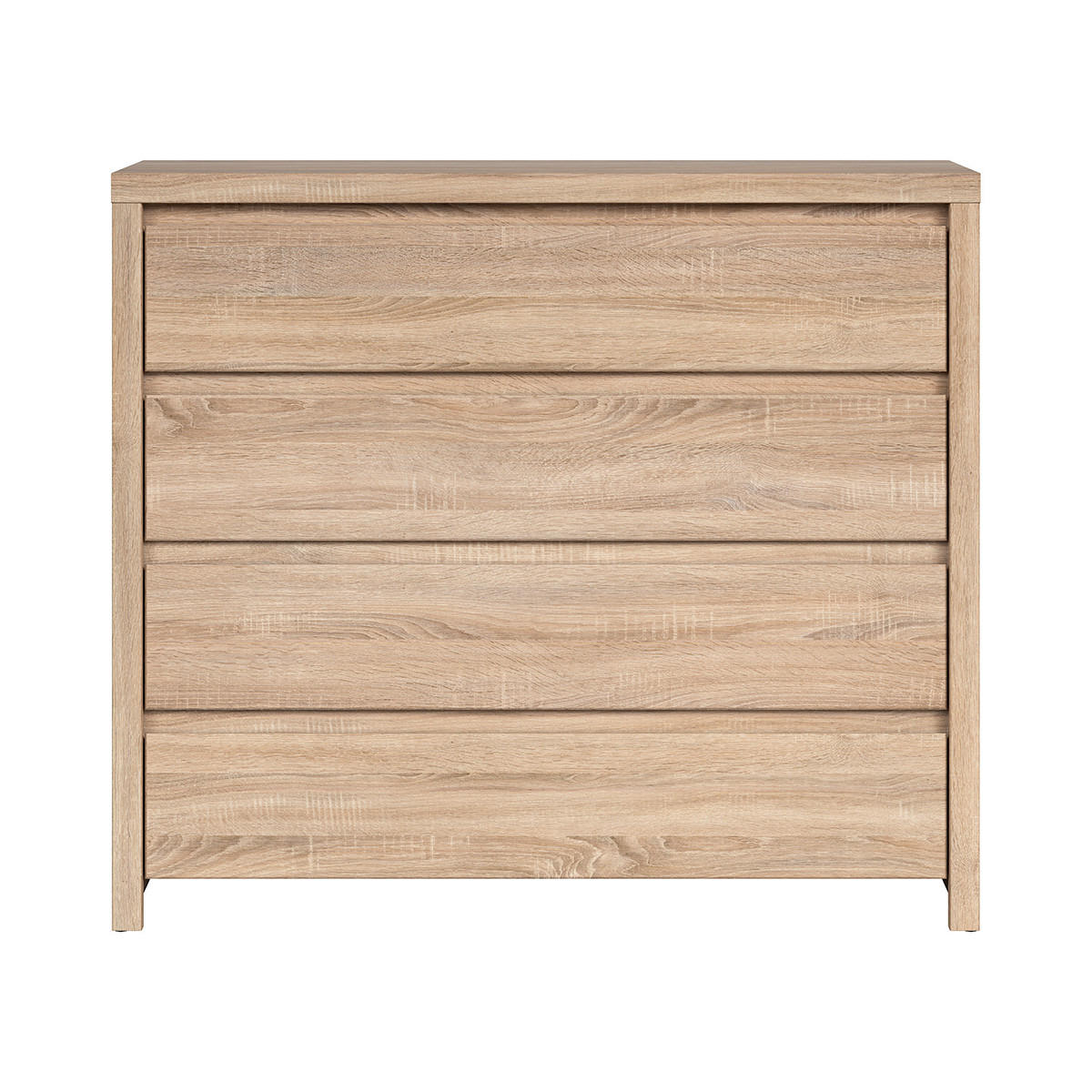 KOMODA Soren Dřevo - hnědá, kompozitní dřevo (92/105/40.5cm) - Petits-meubles