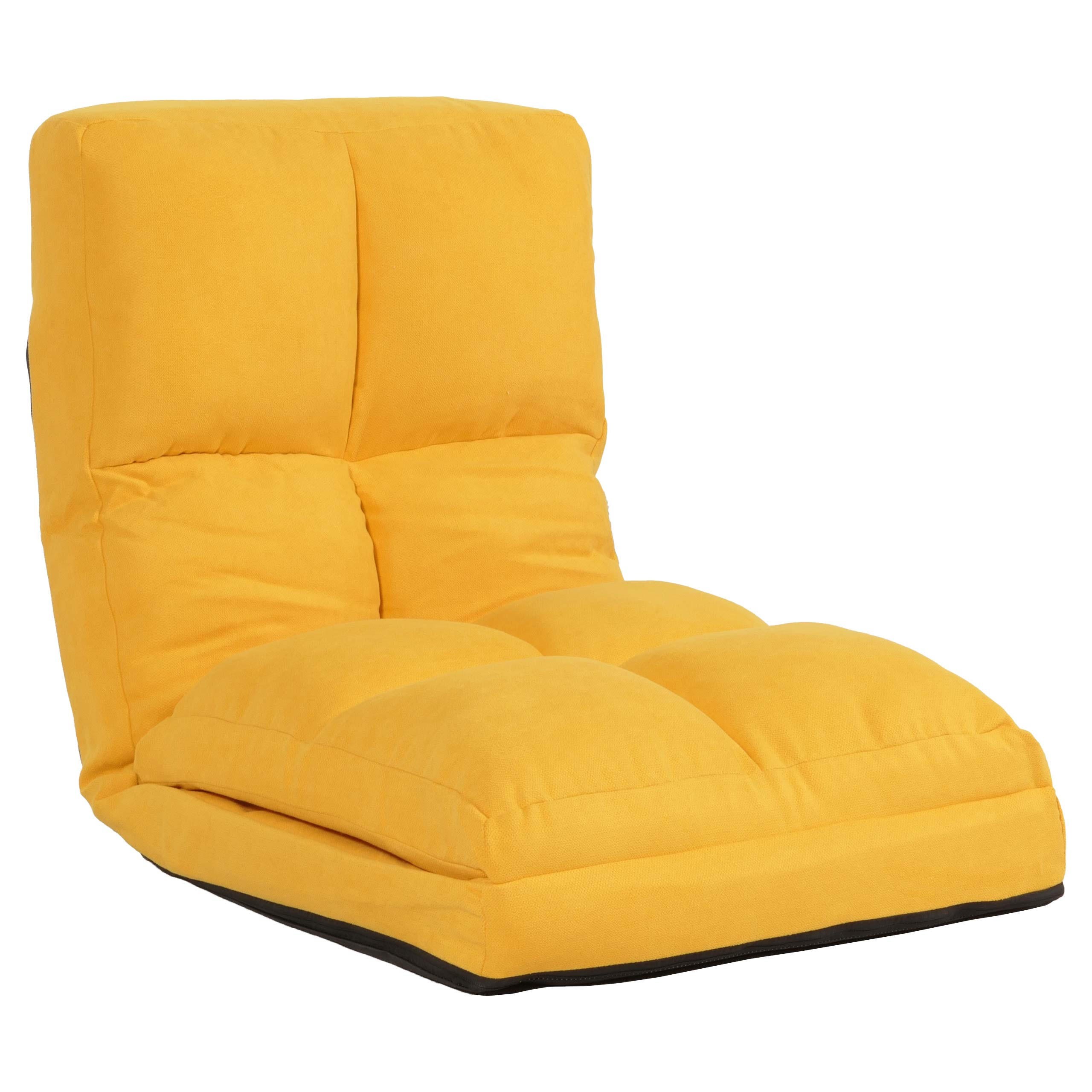 BODENSESSEL Gelb - Gelb, Textil (54/58/63cm) - MCW