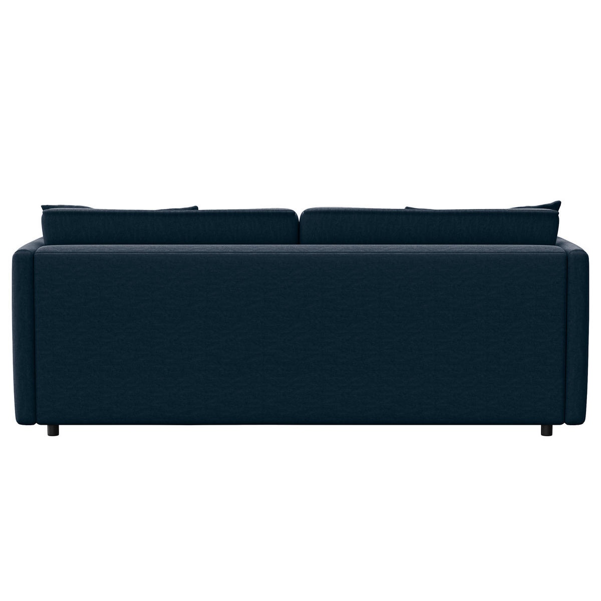 3-SITZER SOFA - Blau/Schwarz, Kunststoff/Textil (219/84/117cm) - home24