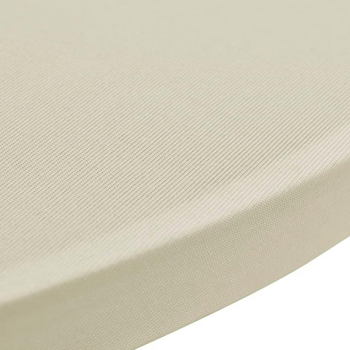 TISCHHUSSEN für Stehtische 2er-Set Amau Ø70 cm cremefarben - Creme, Textil (70/70cm) - DELUKE