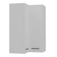 ECKHÄNGESCHRANK Bonn W14/60 weiß / weiß matt 60 / 60 / 96cm - Weiß, Holz/Holzwerkstoff (60/96/60cm) - Feldmann-Wohnen