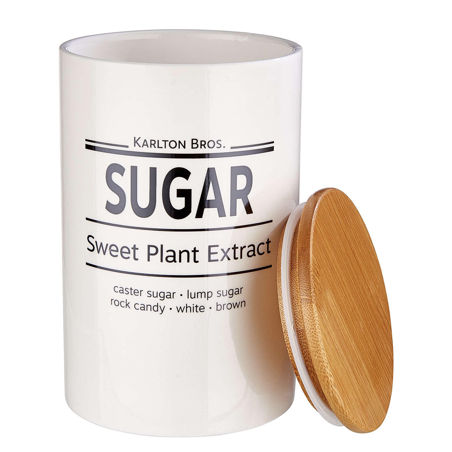 VORRATSDOSE Karlton Bros. - Weiß, Keramik (11/18cm) - Butlers