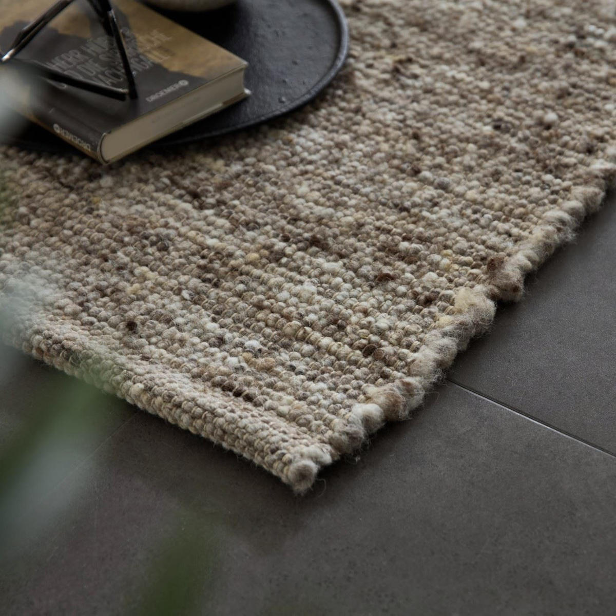 HANDWEBTEPPICH Anden 190x290 cm - Sandfarben, Textil (190/290cm) - Rug and Roll