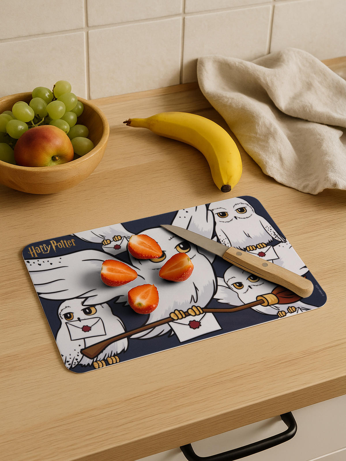 BRETTCHEN Harry Potter Hedwig Schwarz 14,5 x 23,5 cm - Multicolor, Kunststoff (14.5/23.5cm) - United Labels