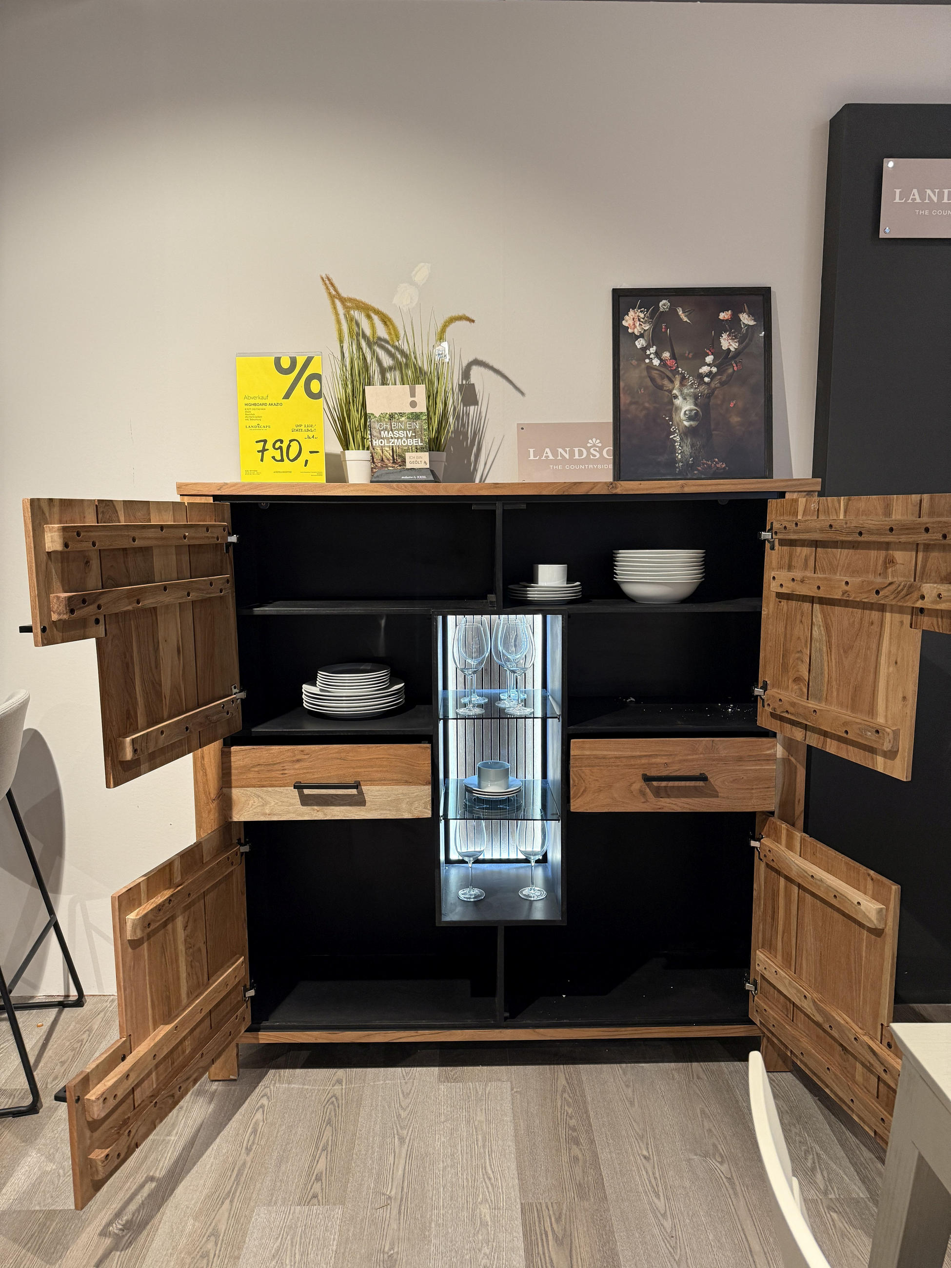 Highboard Akazio - Landscape