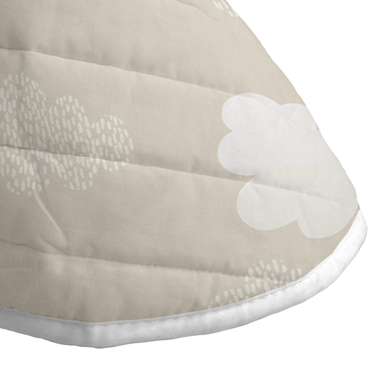 TAGESDECKE clouds 200x260 cm (bett 105) beige - Beige, Textil (200/260cm) - Happy Friday