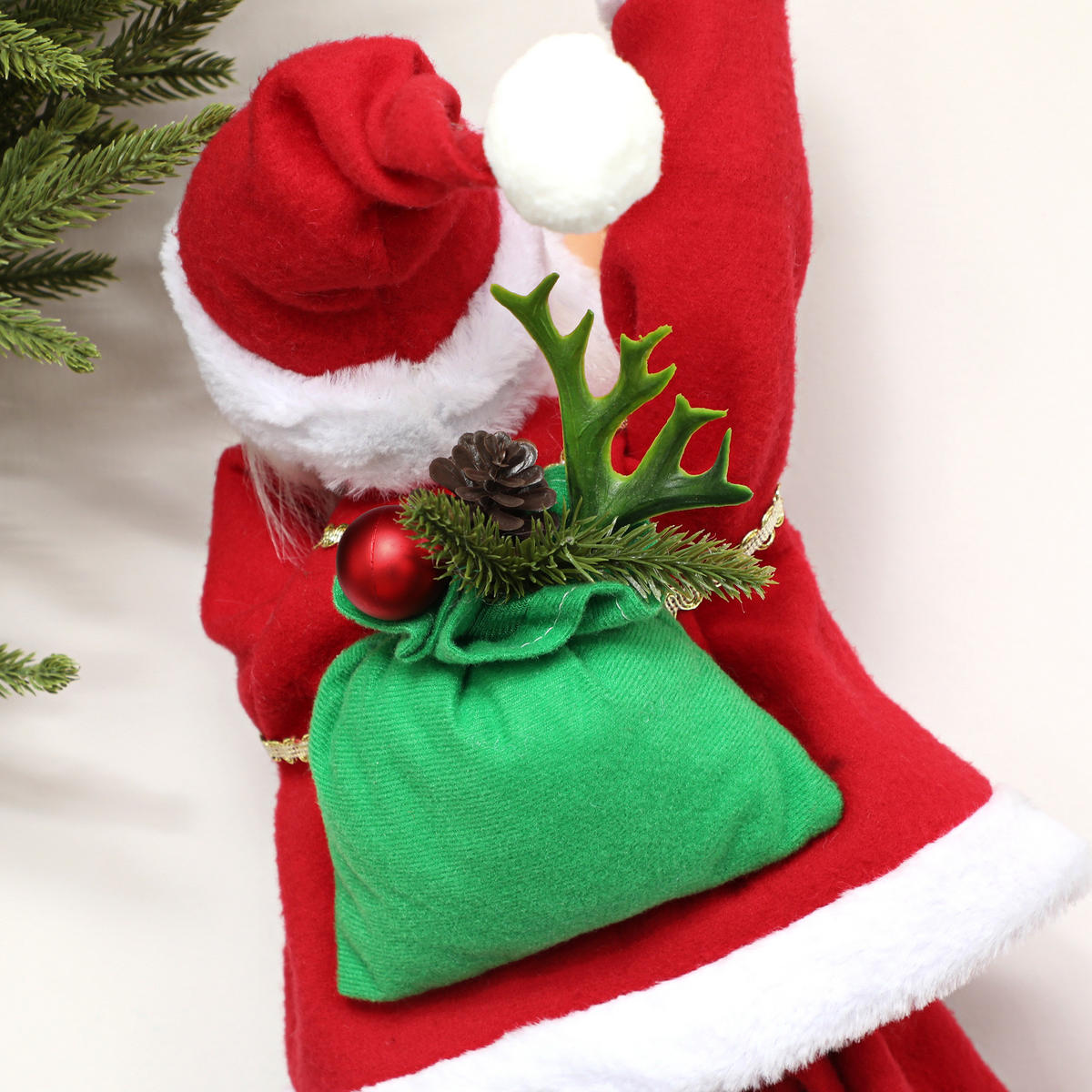 WEIHNACHTSMANN Rot 20.0/18.0/60.0cm - Rot, Metall (18/60/20cm)