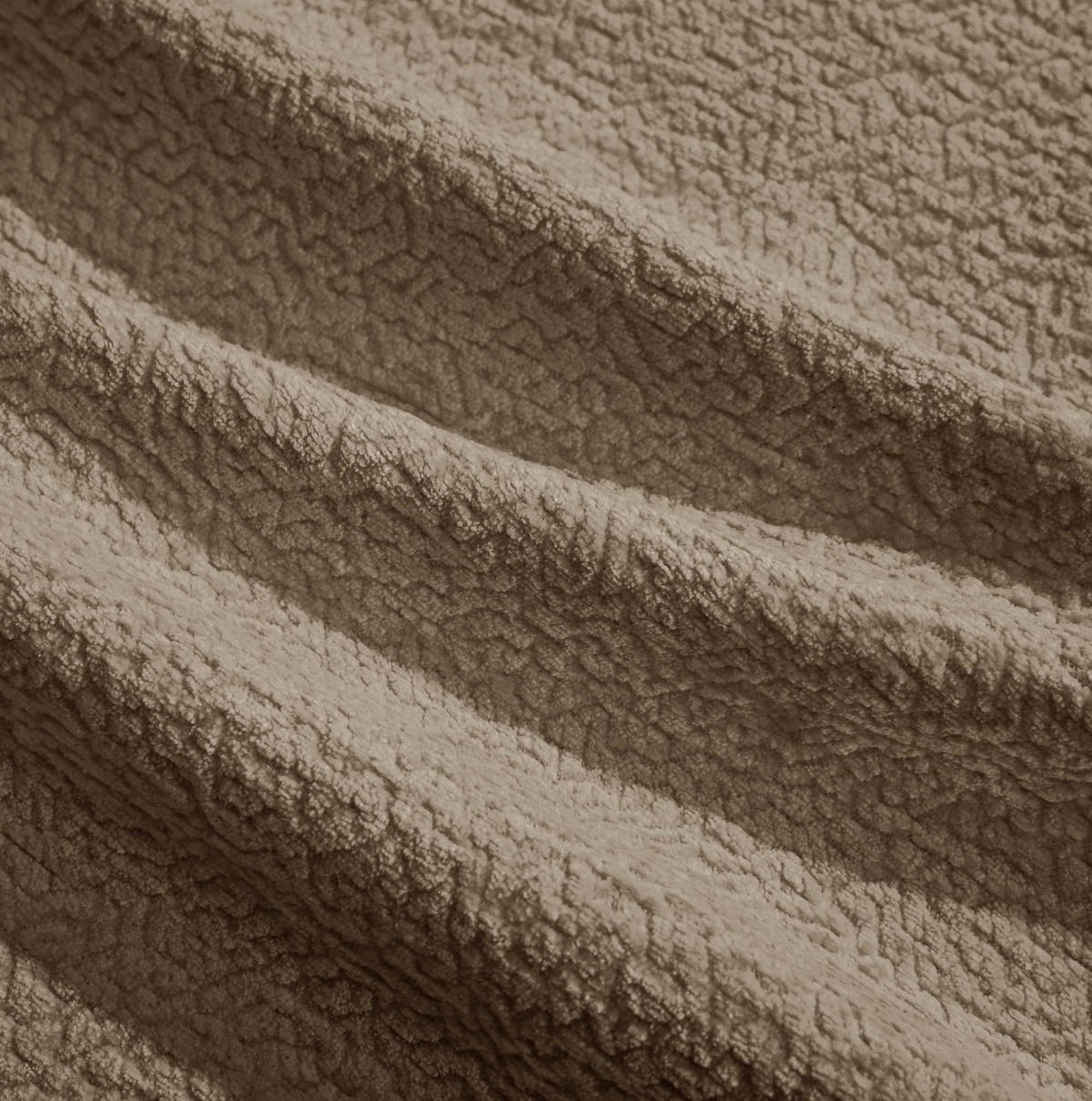 SOFA 2-Sitzer aus Chenille Braun - Braun, Holz (149/90/190.1cm) - Meubliv