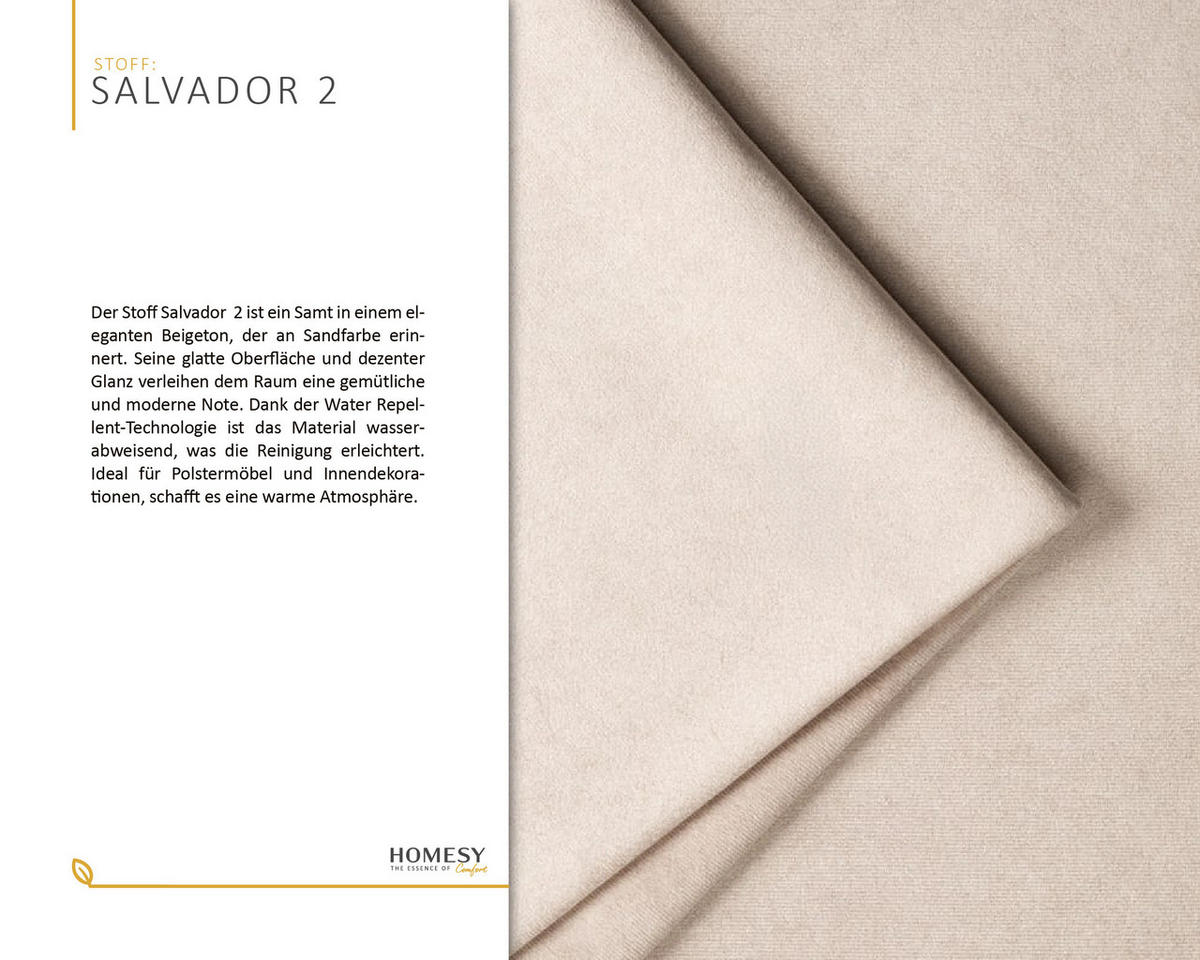 ECKSOFA Selva – modernes Design trifft auf höchsten Komfort, Cappuccino - Cappuccino, Holz (246/190cm) - Homesy