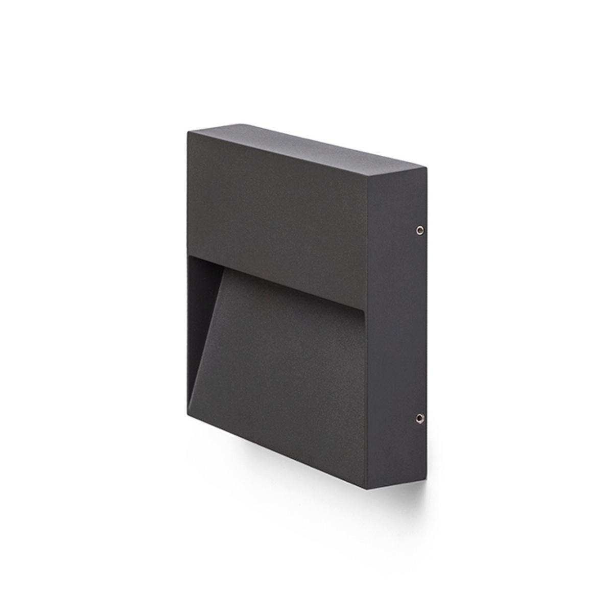 AUSSENLEUCHTE AQILA SQ Anthrazitgrau 6 W IP54 - Grau, Metall (15/15/34cm) - Rendl