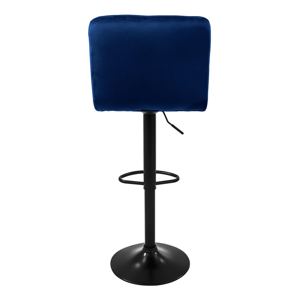 BARHOCKER Samt blau 2er Set - Blau, Metall (50/112/45cm) - ML-DESIGN
