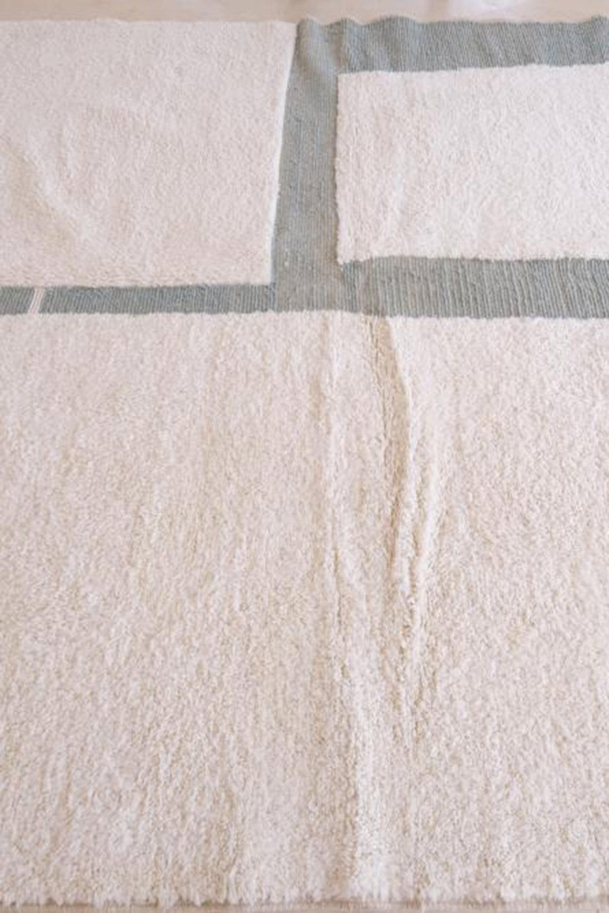 BERBERTEPPICH aus Marokko aus reiner Wolle weiß - Weiß, Naturmaterialien (251/302cm) - AFK Living