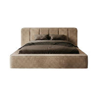 POLSTERBETT BEJO 160x200 cm, Hellbraun - Braun, Textil (200/160cm) - Fedve