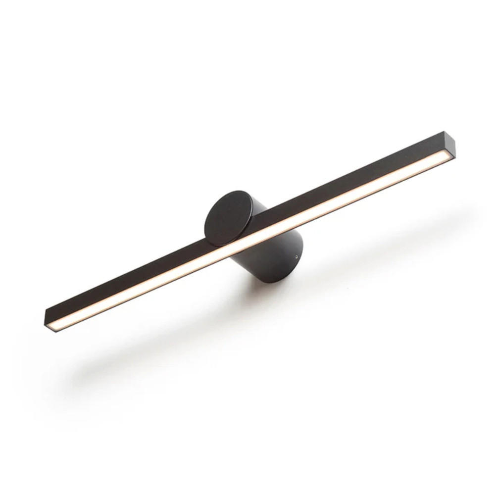 WANDLEUCHTE LUISA 60 schwarz 12 W IP54 - Schwarz, Metall (7.5/7.5/2.5cm)