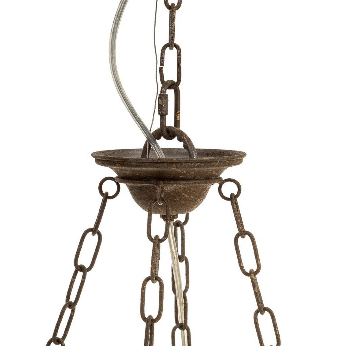 LAMPE aus Holz und Metall mit antikem Finish - Weiß, Holz (75/75/33cm) - Wanderlust
