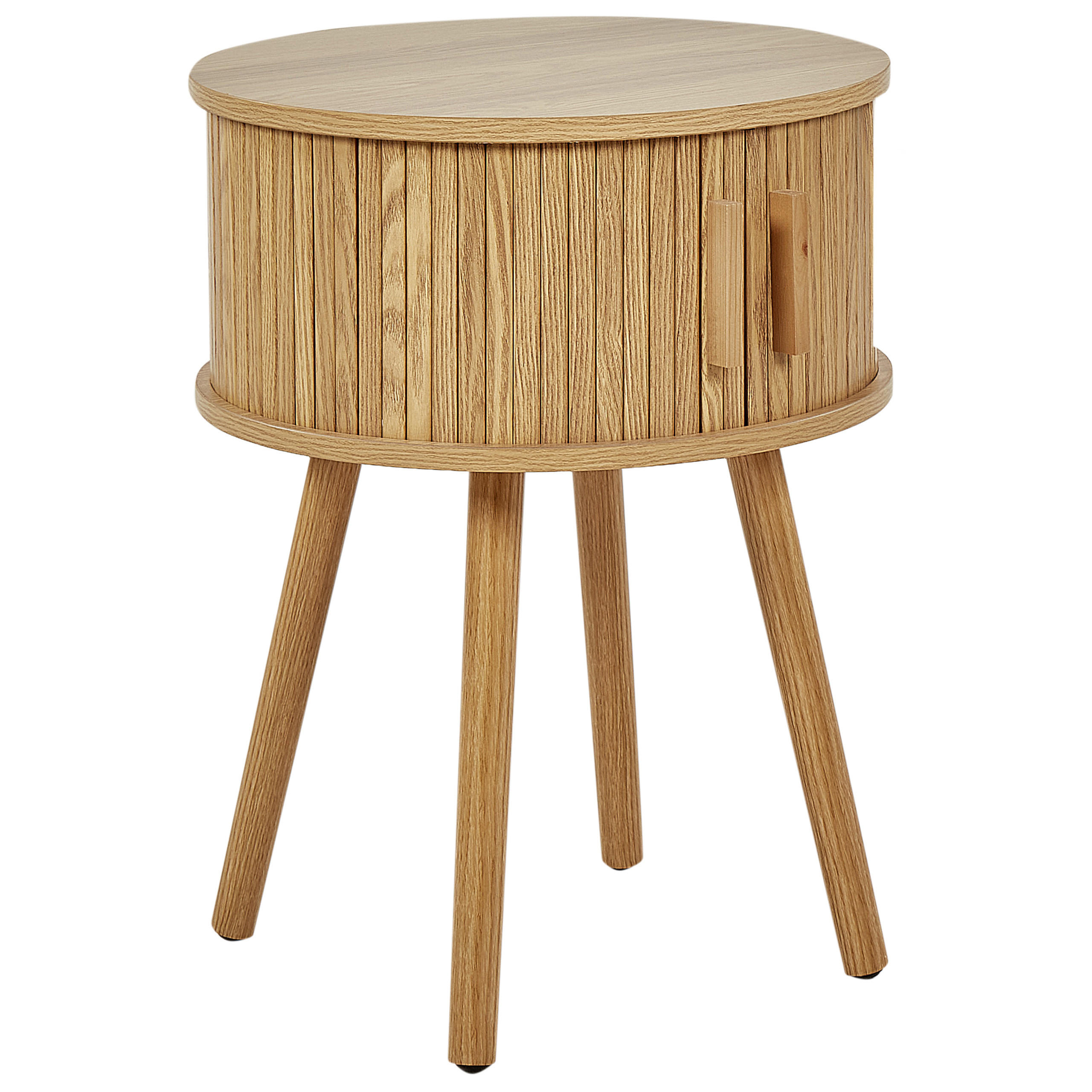 NACHTTISCH Braun Selah - Braun, Holzwerkstoff (45/45/59cm) - Beliani