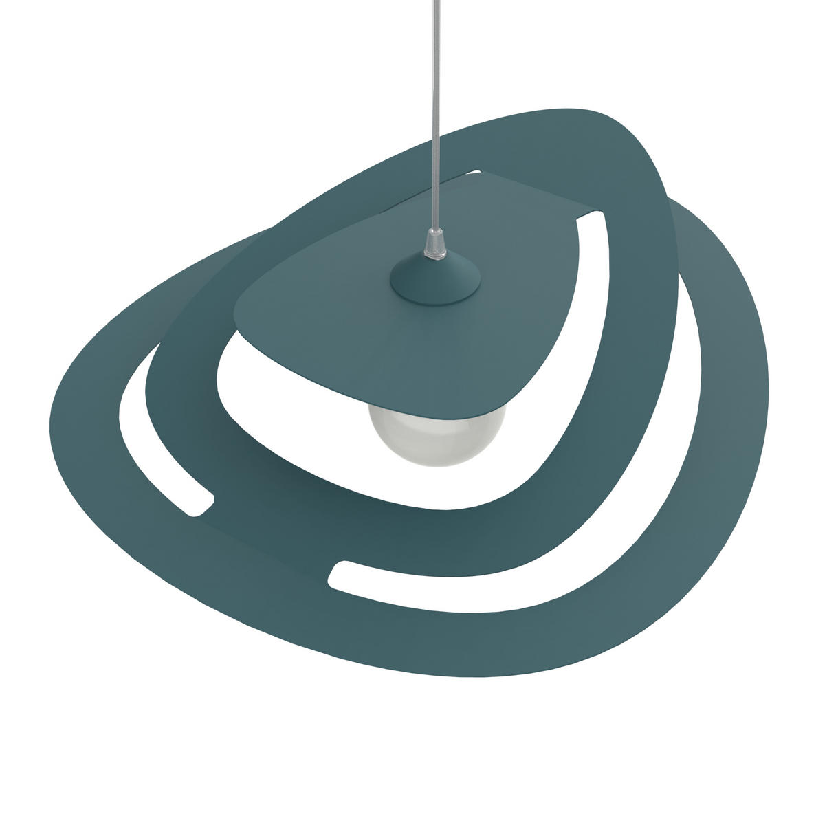 HÄNGELEUCHTE - Blau, Metall (51/60/11cm) - Lumicom