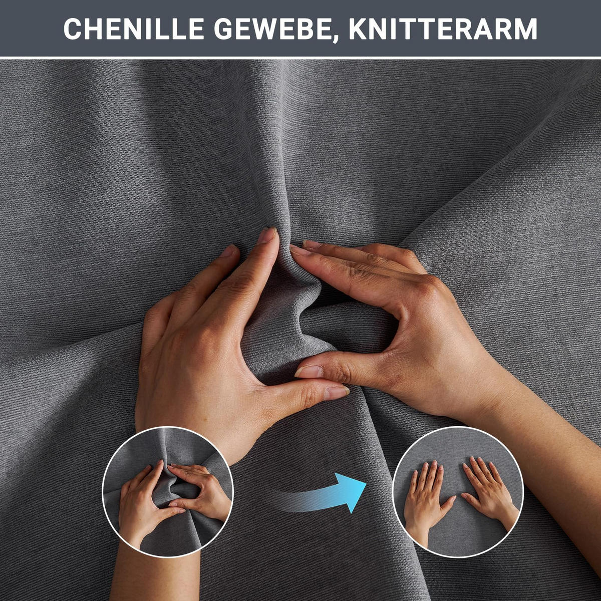 SOFAÜBERWURF Dunkelgrau 90 x 180 cm 1 Stück - Dunkelgrau, Textil (90/180cm) - Kaket