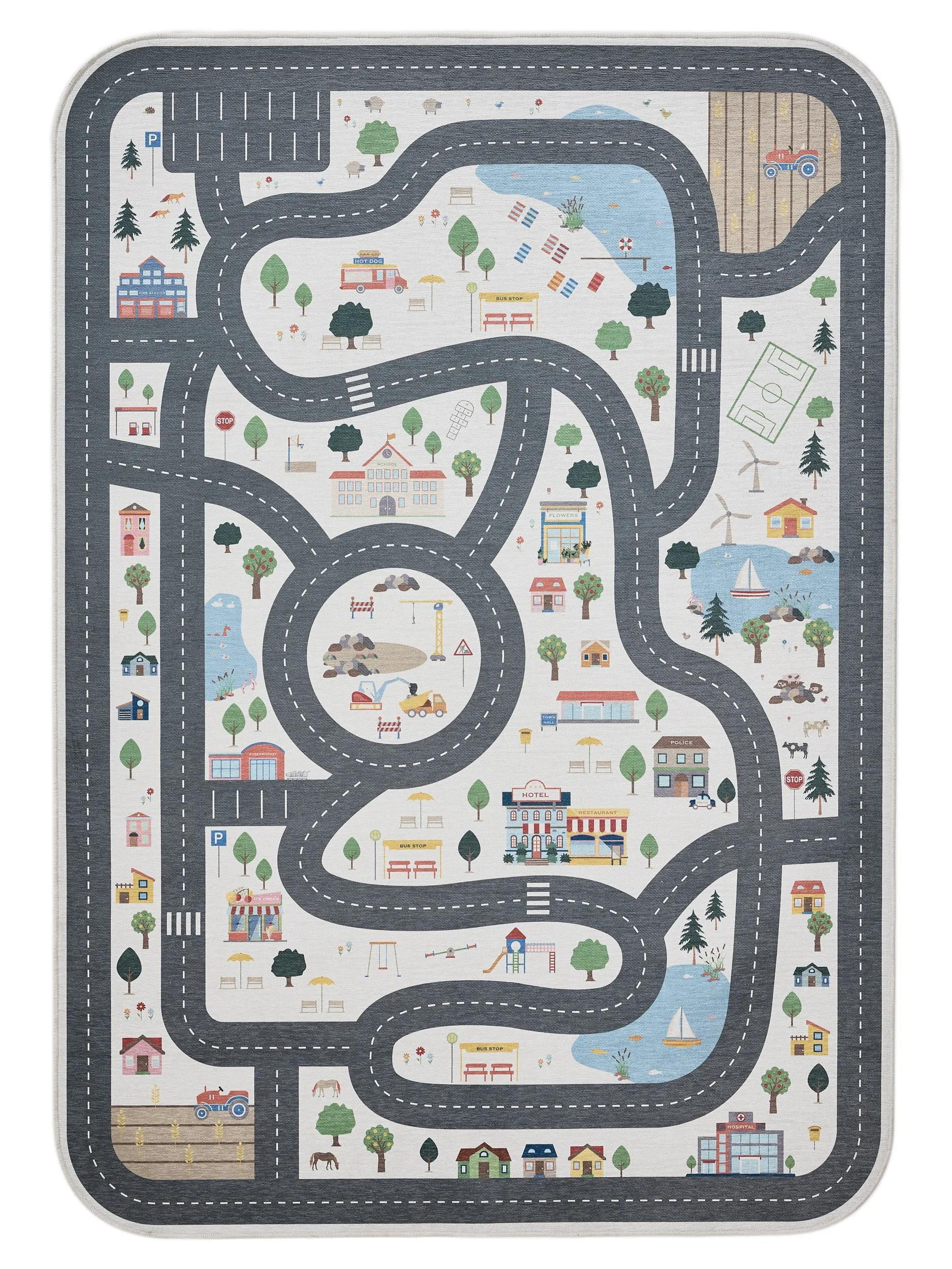 KINDERTEPPICH Linus Cream 120/170 cm - Creme, Kunststoff/Textil (120/170cm) - benuta