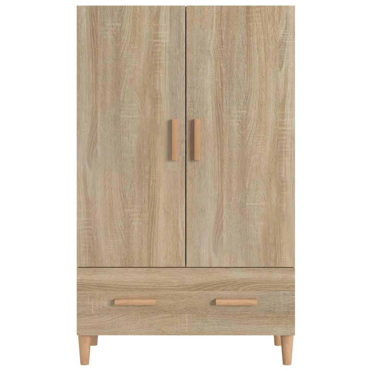 HIGHBOARD mit 1 Schublade, 2 Türen 70/31/115 cm aus Holzwerkstoff Sonoma-Eiche Dekor - Sonoma Eiche, Holz (70/115/31cm) - vidaXL