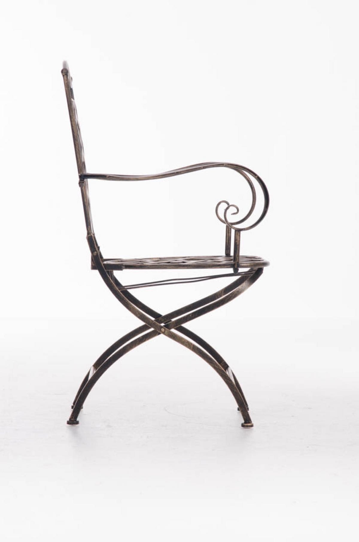 GARTENSTUHL Athan bronze - Braun, Metall (56/51/93cm) - TPFGarden